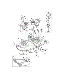 42" Deck parts for Mtd Front-Engine Lawn Tractor 13AL795T057 from AppliancePartsPros.com