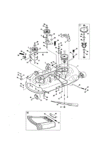 Mower Deck / Spindle parts for Mtd Front-Engine Lawn Tractor 13AL79XS099 from AppliancePartsPros.com