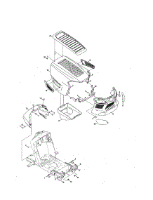 Hood / Grill / Plenum parts for Mtd Front-Engine Lawn Tractor 13AL79XT099 from AppliancePartsPros.com