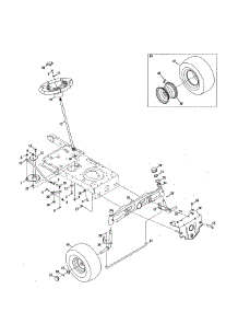 Steering parts for Mtd Front-Engine Lawn Tractor 13AL79XT299 from AppliancePartsPros.com