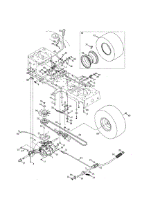 Transmission parts for Mtd Front-Engine Lawn Tractor 13AL79XT299 from AppliancePartsPros.com