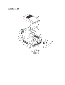 Hood / Grille - Series 679 parts for Mtd Front-Engine Lawn Tractor 13AM660F062 from AppliancePartsPros.com