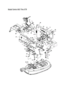 Deck Lift Assembly parts for Mtd Front-Engine Lawn Tractor 13AM660F062 from AppliancePartsPros.com