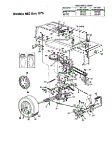 Drive parts for Mtd Front-Engine Lawn Tractor 13AM675G062 from AppliancePartsPros.com