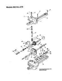 Transmission parts for Mtd Front-Engine Lawn Tractor 13AM675G062 from AppliancePartsPros.com
