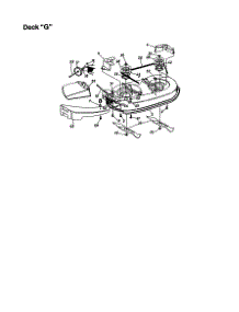 Deck "G" parts for Mtd Front-Engine Lawn Tractor 13AM675G062 from AppliancePartsPros.com