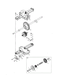 Transmission parts for Mtd Front-Engine Lawn Tractor 13AM762F052 from AppliancePartsPros.com
