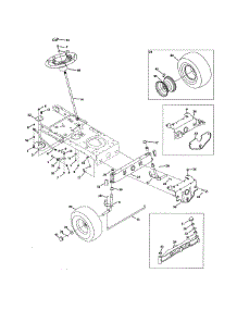 Front End Steering parts for Mtd Front-Engine Lawn Tractor 13AM772S055 from AppliancePartsPros.com
