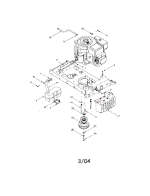 Muffler parts for Troy-Bilt Front-Engine Lawn Tractor 13AN689G766 from AppliancePartsPros.com