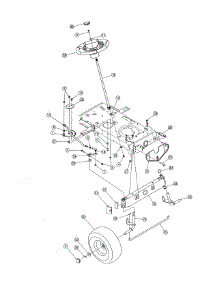 Steering parts for Mtd Front-Engine Lawn Tractor 13AN771G729 from AppliancePartsPros.com