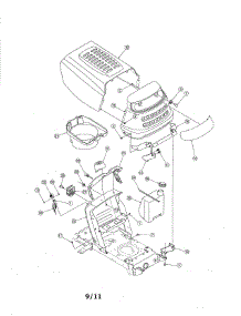 Bumper & Hood parts for Mtd Front-Engine Lawn Tractor 13AN771G731 from AppliancePartsPros.com
