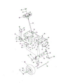 Steering parts for Mtd Front-Engine Lawn Tractor 13AN771G731 from AppliancePartsPros.com