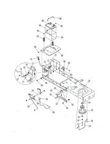 Frame / Battery parts for Mtd Front-Engine Lawn Tractor 13AN771G731 from AppliancePartsPros.com