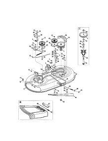Deck / Spindle Pulley parts for Mtd Front-Engine Lawn Tractor 13AN771S299 from AppliancePartsPros.com