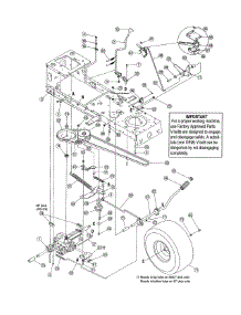 Transmission Assembly parts for Mtd Front-Engine Lawn Tractor 13AN772G729 from AppliancePartsPros.com