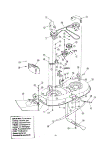 42" Deck parts for Mtd Front-Engine Lawn Tractor 13AN791G755 from AppliancePartsPros.com