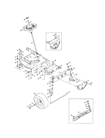Steering parts for Mtd Front-Engine Lawn Tractor 13AO772G055 from AppliancePartsPros.com