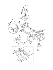 Frame parts for Mtd Front-Engine Lawn Tractor 13AO772G055 from AppliancePartsPros.com