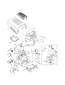 5 Style Hood parts for Mtd Front-Engine Lawn Tractor 13AO772S055 from AppliancePartsPros.com