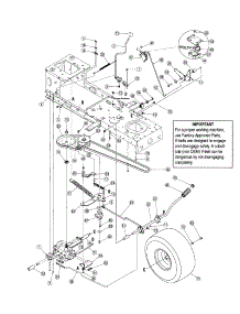 Transmission Assembly-Model 77T parts for Troy-Bilt Front-Engine Lawn Tractor 13AO77TG766 from AppliancePartsPros.com