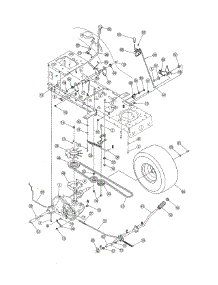 Transmission parts for Mtd Front-Engine Lawn Tractor 13AO791G718 from AppliancePartsPros.com
