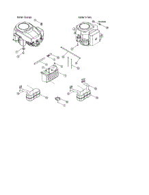 Kohler Courage & V-Twin parts for Yard-Man Front-Engine Lawn Tractor 13AP605H755 from AppliancePartsPros.com