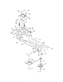 Frame / Battery - Electric Pto parts for Yard-Man Front-Engine Lawn Tractor 13AP605H755 from AppliancePartsPros.com