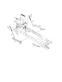 Deck Lift parts for Mtd Front-Engine Lawn Tractor 13APA1ZS099 from AppliancePartsPros.com