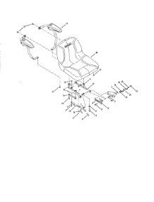 Adjustable Seat parts for Cub Cadet Front-Engine Lawn Tractor 13AQ11CP056 from AppliancePartsPros.com