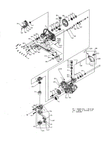 Hydrostatic Transmission parts for Cub Cadet Front-Engine Lawn Tractor 13AQ11CP056 from AppliancePartsPros.com
