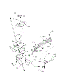 Steering parts for Cub Cadet Front-Engine Lawn Tractor 13AQ11CP712 from AppliancePartsPros.com