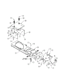 Frame parts for Cub Cadet Front-Engine Lawn Tractor 13AQ11CP712 from AppliancePartsPros.com
