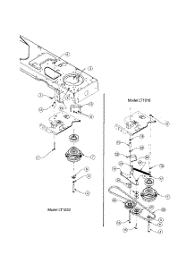 Power Take-Off (Pto) System parts for Cub Cadet Front-Engine Lawn Tractor 13AQ11CP712 from AppliancePartsPros.com