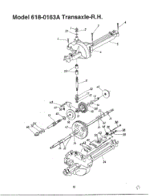 Transaxle-Rh parts for Mtd Front-Engine Lawn Tractor 13AQ670H788 from AppliancePartsPros.com