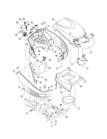Hood / Bumper parts for Mtd Front-Engine Lawn Tractor 13AR606P730 from AppliancePartsPros.com
