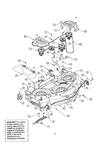 50" Deck parts for Mtd Front-Engine Lawn Tractor 13AR606P730 from AppliancePartsPros.com