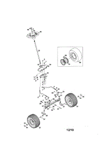 Steering / Axle parts for Mtd Front-Engine Lawn Tractor 13AR91PT099 from AppliancePartsPros.com