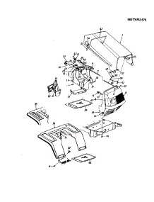 Hood / Grille - Style 1 parts for Mtd Front-Engine Lawn Tractor 13AS679G062 from AppliancePartsPros.com