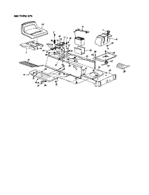Seat Assembly parts for Mtd Front-Engine Lawn Tractor 13AS679G062 from AppliancePartsPros.com