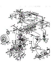 Lower Frame Assembly parts for Mtd Front-Engine Lawn Tractor 13AS695G118 from AppliancePartsPros.com