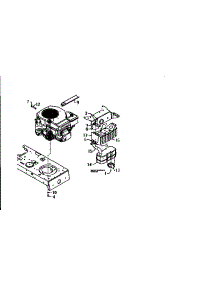 Muffler Assembly parts for Mtd Front-Engine Lawn Tractor 13AS695G118 from AppliancePartsPros.com
