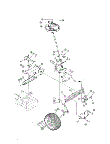 Steering / Wheel parts for Yard-Man Front-Engine Lawn Tractor 13AT604H755 from AppliancePartsPros.com