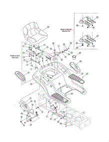 Seat & Fender parts for Yard-Man Front-Engine Lawn Tractor 13AT604H755 from AppliancePartsPros.com