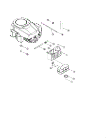 Muffler parts for Mtd Front-Engine Lawn Tractor 13AT605G755 from AppliancePartsPros.com