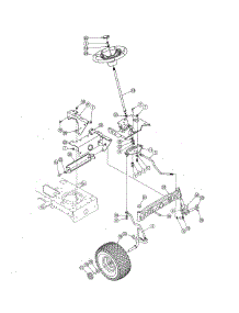 Steering parts for Mtd Front-Engine Lawn Tractor 13AT605H718 from AppliancePartsPros.com