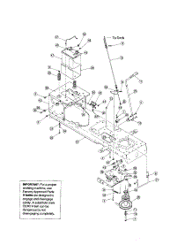 Frame Assembly / Battery parts for Troy-Bilt Front-Engine Lawn Tractor 13AT609G766 from AppliancePartsPros.com