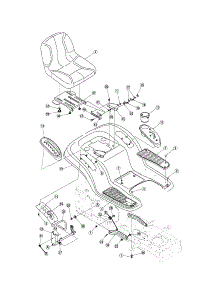 Seat Assembly parts for Troy-Bilt Front-Engine Lawn Tractor 13AT609G766 from AppliancePartsPros.com