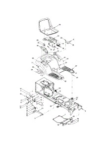 Seat Section parts for Troy-Bilt Front-Engine Lawn Tractor 13AT609G766-2003 from AppliancePartsPros.com