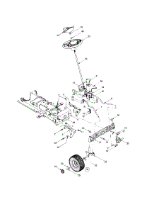 Steering Section parts for Troy-Bilt Front-Engine Lawn Tractor 13AT609G766-2003 from AppliancePartsPros.com