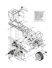 Wheels / Tires / Rim parts for Troy-Bilt Front-Engine Lawn Tractor 13AT609H063 from AppliancePartsPros.com